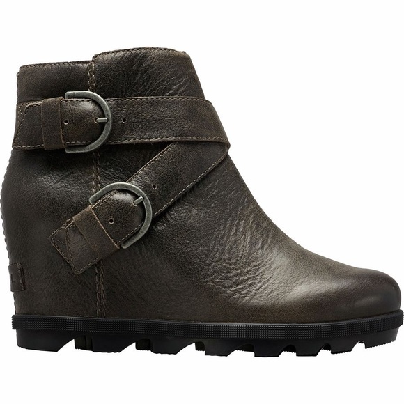 Sorel Shoes - Sorel Joan of Arctic Wedge II Buckle Charcoal NWOT